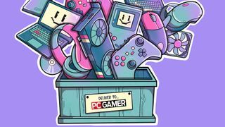 PC Gamer new products box illustration